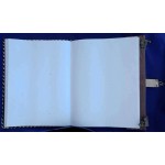 7 Chakra Stones Large Leather Blank Journal - 18 Inches