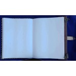 7 Chakra Stones Large Leather Blank Journal - 18 Inches