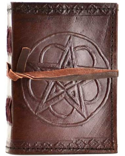 Pentagram Leather Pocket Size Journal