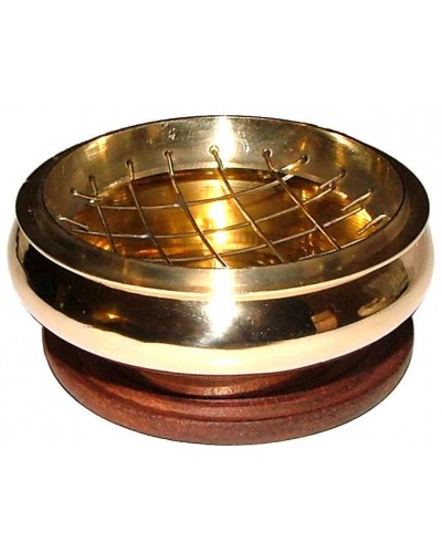 Brass Screen Top Incense Burner