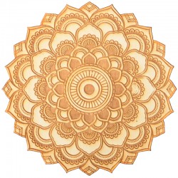 Lotus Mandala Crystal Grid for Spiritual Growth