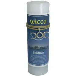 Wicca Balance Spell Candle with Amulet Pendant