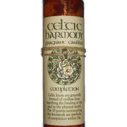 Celtic Harmony Completion Candle with Pendant