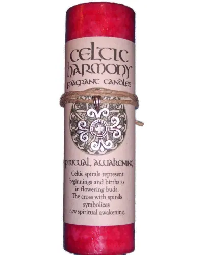 Celtic Harmony Spiritual Awakening Candle with Pendant