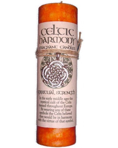 Celtic Harmony Spiritual Strength Candle with Pendant
