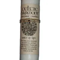 Celtic Harmony Unity of Life Candle with Pendant