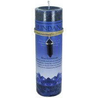 Abundance Crystal Energy Candle with Goldstone Pendant