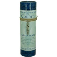 Goddess Inner Peace Spell Candle with Amulet Pendant