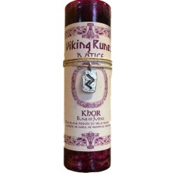 Khor Justice Viking Rune Amulet Candle