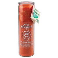 Sacral Chakra Glass Jar Pillar Candle