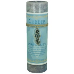 Goddess Spirit Spell Candle with Amulet Pendant