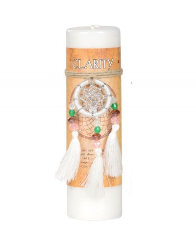 Clarity Dreamcatcher Pillar Candle