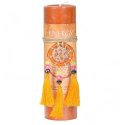 Energy Dreamcatcher Pillar Candle