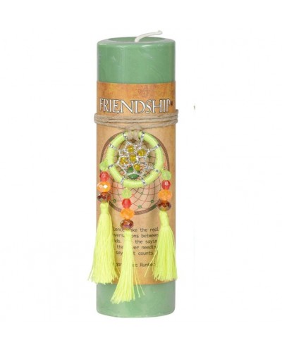 Friendship Dreamcatcher Pillar Candle