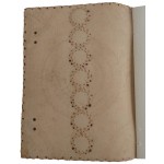 7 Chakra Stones Leather Blank Journal - 13 Inches