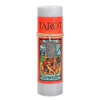Strength Tarot Card Candle with Pendant