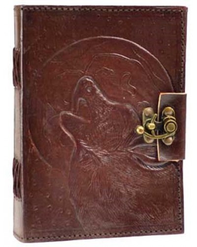 Wolf Moon Leather 7 Inch Journal with Latch